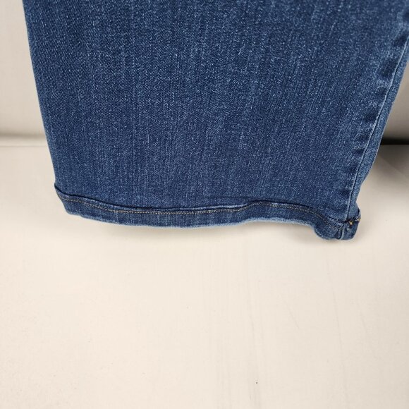 Spanx Jeans Womens XL Blue Bootcut Flare Denim (34x29) 20456R - Picture 6 of 10